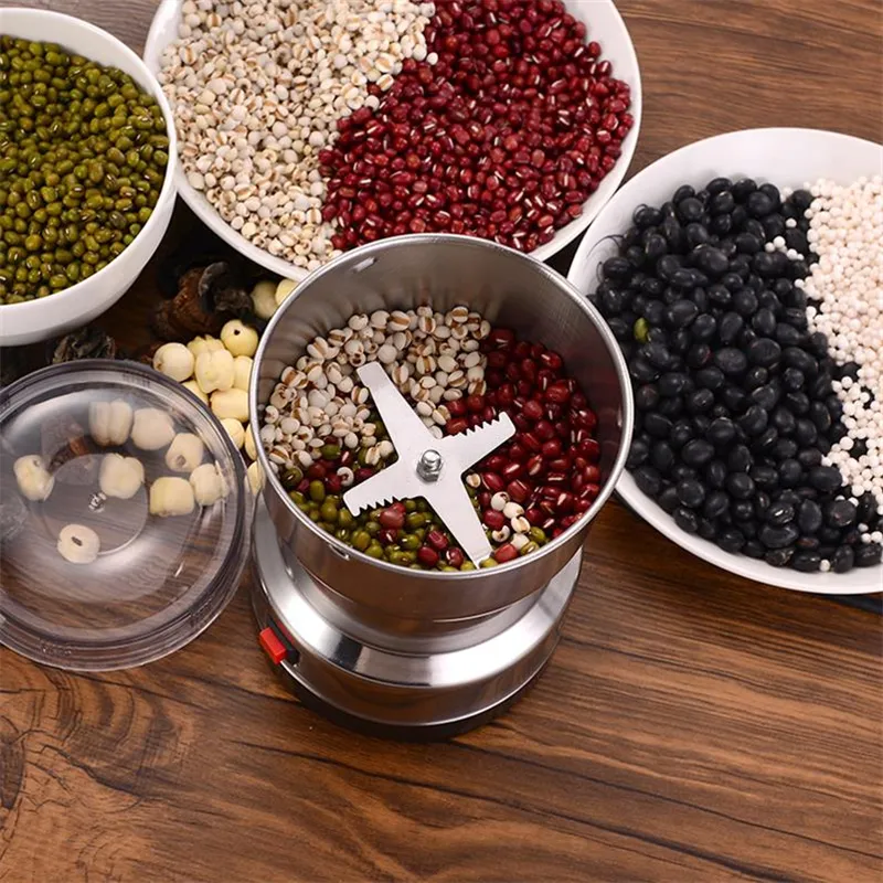 Stainless-Steel-Nima-Multifunctional-Grinder-Smash-STAR-Machine-Coffee-Beans-Electric-Grinder-and-Coffee-Maker-Household-Electric-Mixer-Grinder.