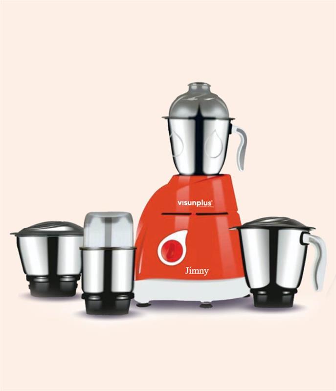 Visunplus Jimny 750W 3 Jar Mixer Grinder – Copper Motor, ABS Body, Stainless Steel Jars