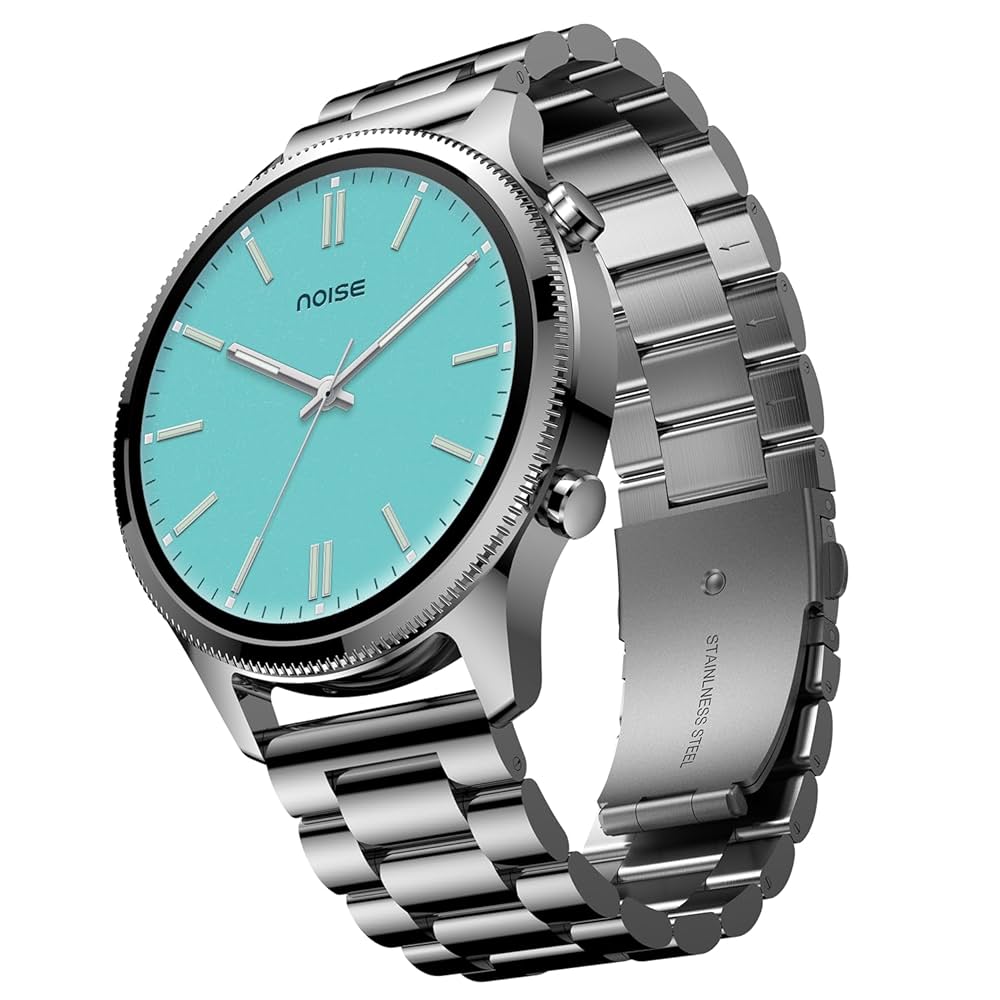 Noise Halo Plus 1.46" Super AMOLED Elite Smartwatch (Bluetooth Calling · Stainless Steel Build · Always-On Display · Up to 7 Days Battery)