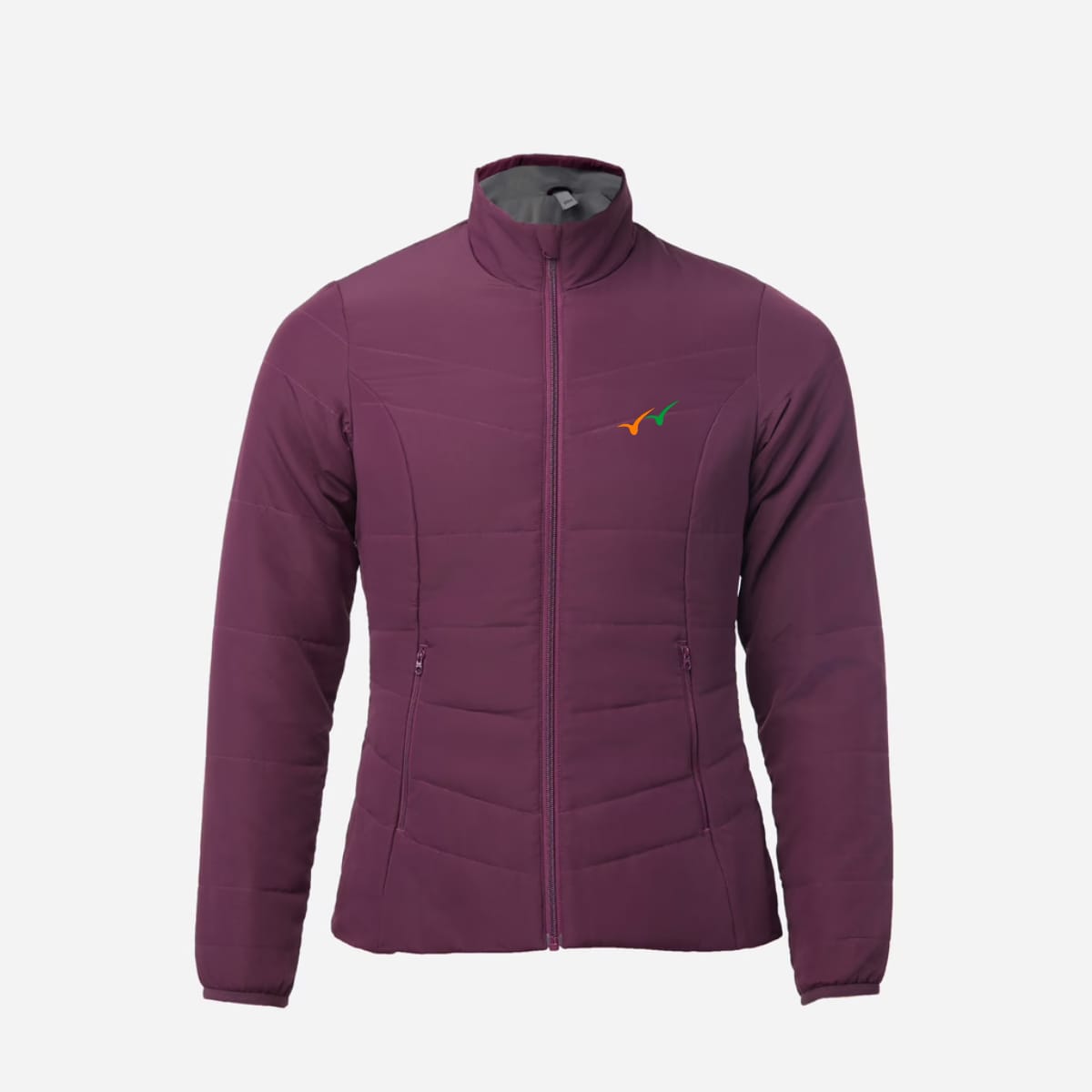 Useme Women Purple Maroon Slim Fit Sports Jacket