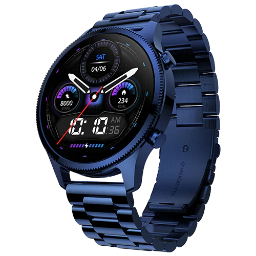 Noise Halo Plus 1.46" Super AMOLED Elite Smartwatch (Bluetooth Calling · Stainless Steel Build · Always-On Display · Up to 7 Days Battery)